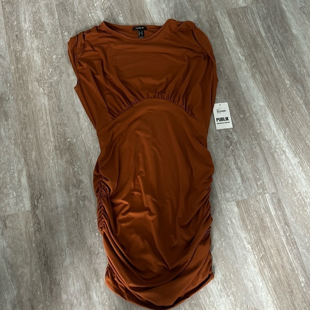 Ruched mini dress - Picture 2 of 5